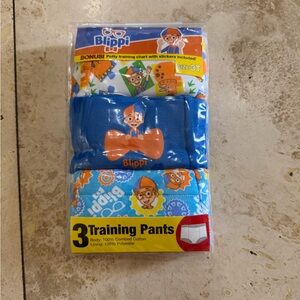 Kids Training Pants - Blue and Orange